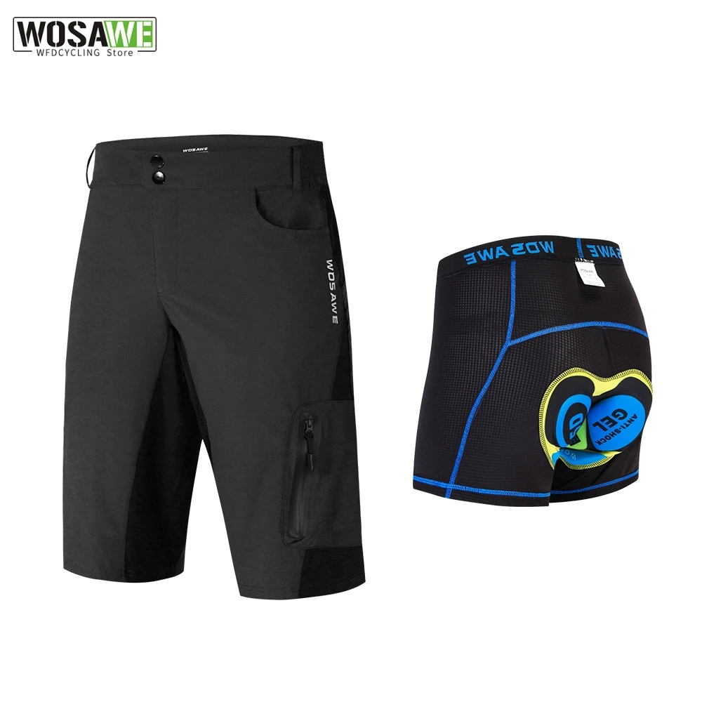 WOSAWE Men's Cycling Shorts Loose MTB Bike Shorts Road Bike Bicycle MTB Mountain Downhill Shorts Running Bicycle Riding Shorts
WOSAWE Men's Cycling Shorts Loose MTB Bike Shorts Road Bike Bicycle MTB Mountain Downhill Shorts Running Bicycle Riding Shorts