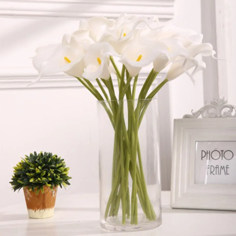 10pcs Calla Lily Simulation FlowerTable Flowers Vases Nordic Decoration Home Plant Holder Nordic Styles Flower Vase Home Decor
10pcs Calla Lily Simulation FlowerTable Flowers Vases Nordic Decoration Home Plant Holder Nordic Styles Flower Vase Home Decor
