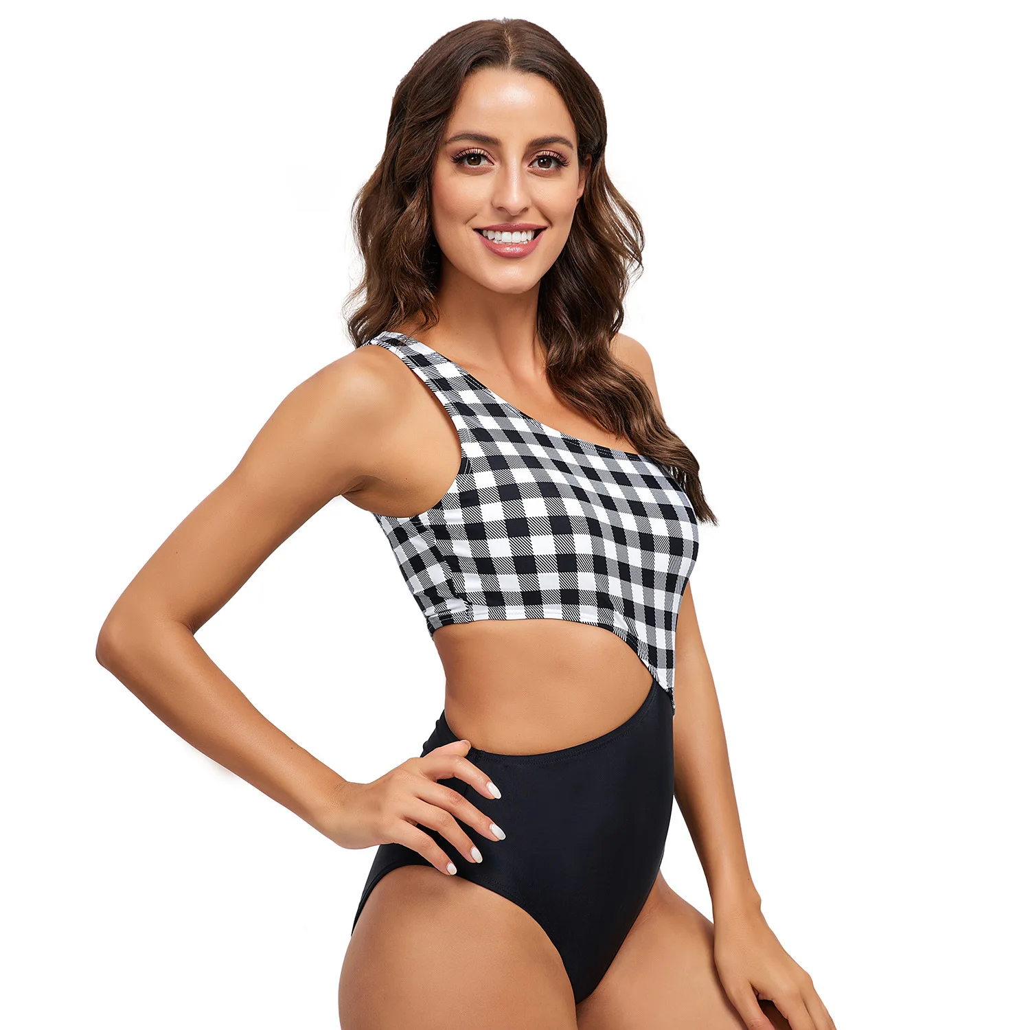 Plaid Stitching Triangle Micro Bikinis Sexy Low Waist Beach Vacation Surf Swimming Party Swimsuit Women String Bathing Suits 
Plaid Stitching Triangle Micro Bikinis Sexy Low Waist Beach Vacation Surf Swimming Party Swimsuit Women String Bathing Suits