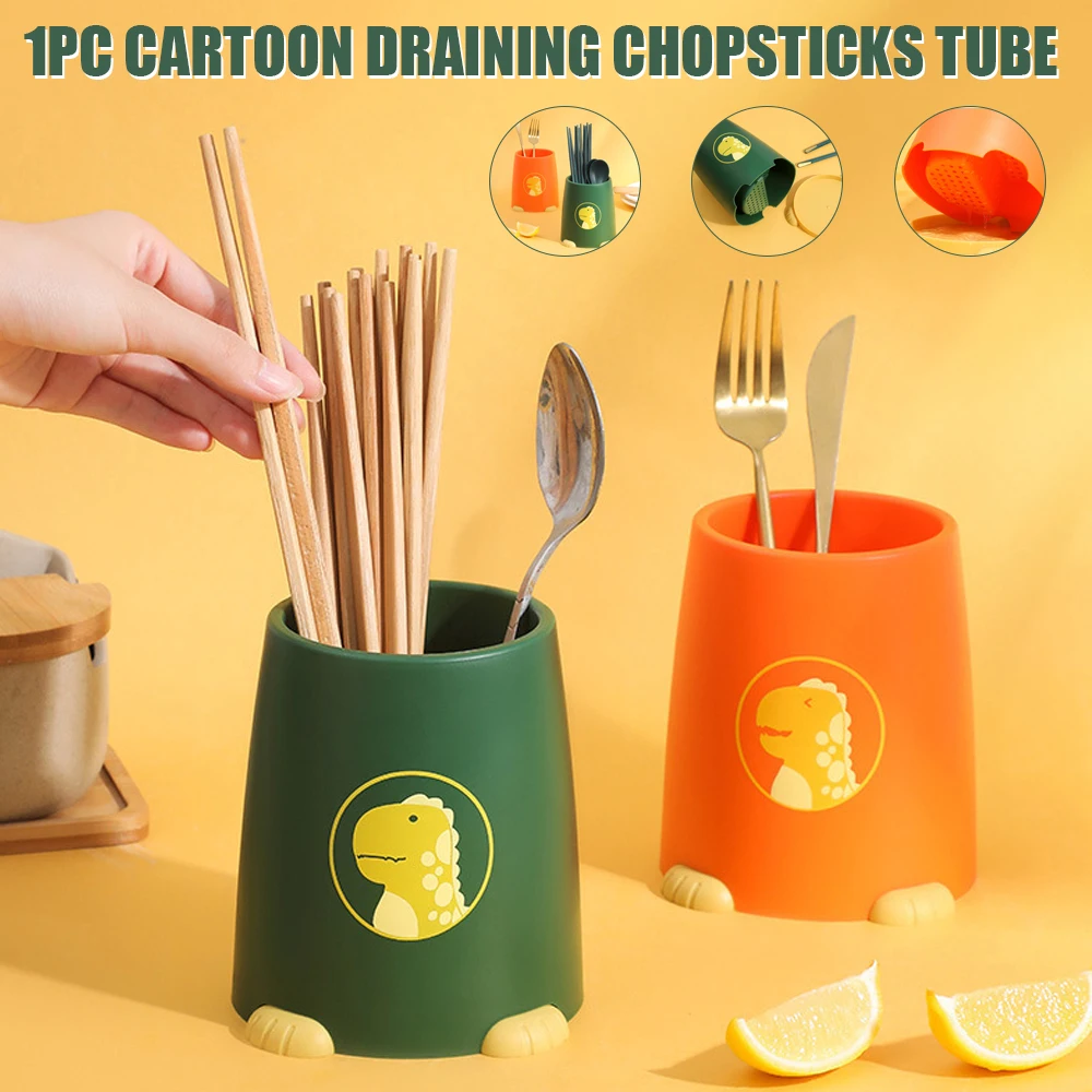 Cute Cutlery Storage Holder Chopsticks Spoon Rack Plastic Tube Kitchen Chopstick Holder Drain Stand Chopstick Cage KitchenTools
Cute Cutlery Storage Holder Chopsticks Spoon Rack Plastic Tube Kitchen Chopstick Holder Drain Stand Chopstick Cage KitchenTools