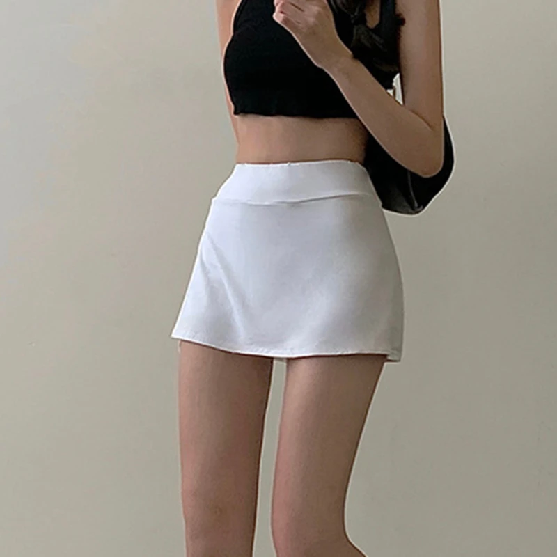 Gothic Women's Fashion Mini Skirt Y2k Dark Casual Short Skirt Cute Irregular Split Casual Simple High Waist Elastic Sports Skirt 
Gothic Women's Fashion Mini Skirt Y2k Dark Casual Short Skirt Cute Irregular Split Casual Simple High Waist Elastic Sports Skirt