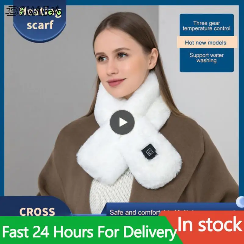 USB Women Winter Thickened Warm Heating Scarf Rabbit Fur Women Neck Warmer Thick Outdoor Hiking Cycling Windproof Solid Scarf
USB Women Winter Thickened Warm Heating Scarf Rabbit Fur Women Neck Warmer Thick Outdoor Hiking Cycling Windproof Solid Scarf