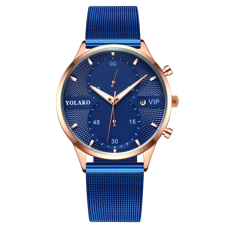 Creative Wrist Watches For Men Relogio Masculino Business Milan Mesh Belt VIP Date Digital Men Quartz Wristwatches Reloj Hombre
Creative Wrist Watches For Men Relogio Masculino Business Milan Mesh Belt VIP Date Digital Men Quartz Wristwatches Reloj Hombre