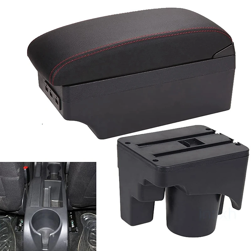 Car Central Control Armrest Box Adjustable Central Armrest Storage Box With 7 USB For Golf 6 Sagitar 2007-2012
Car Central Control Armrest Box Adjustable Central Armrest Storage Box With 7 USB For Golf 6 Sagitar 2007-2012
