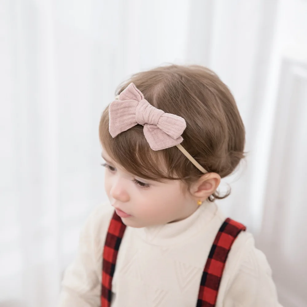 Wholesale Newborn Baby Elastic Hairband Hair Band Knitted Bow baby Headband Cotton Bow Hairloop Hairrope
Wholesale Newborn Baby Elastic Hairband Hair Band Knitted Bow baby Headband Cotton Bow Hairloop Hairrope