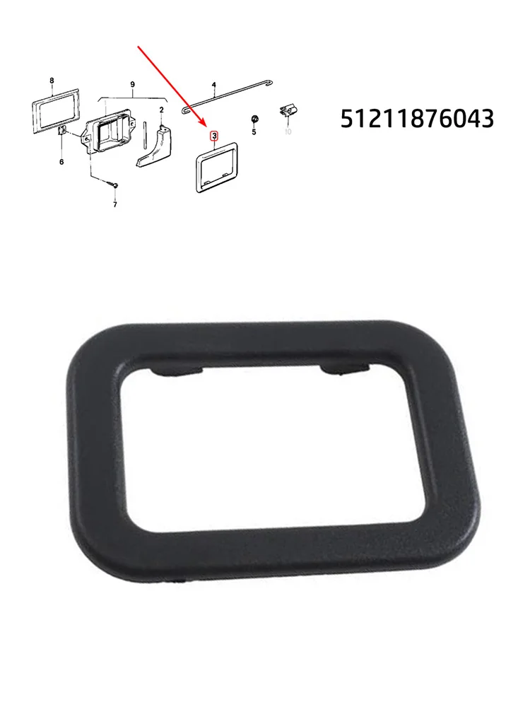 Car Interior Door Handle Cover Trim Bezel 51211876043 For BMW E30 E28 E24 E23 318i 325e 325i 325is 524TD 528E 533i 633csi Access
Car Interior Door Handle Cover Trim Bezel 51211876043 For BMW E30 E28 E24 E23 318i 325e 325i 325is 524TD 528E 533i 633csi Access