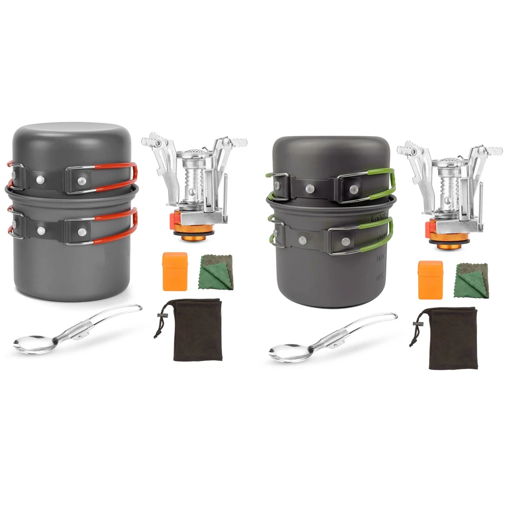 Outdoor Cookware Camping Portable Hiking Picnic Anti-scald Handle Cooking Pot Pan Kitchen Reusable Aluminum Alloy Stove
Outdoor Cookware Camping Portable Hiking Picnic Anti-scald Handle Cooking Pot Pan Kitchen Reusable Aluminum Alloy Stove