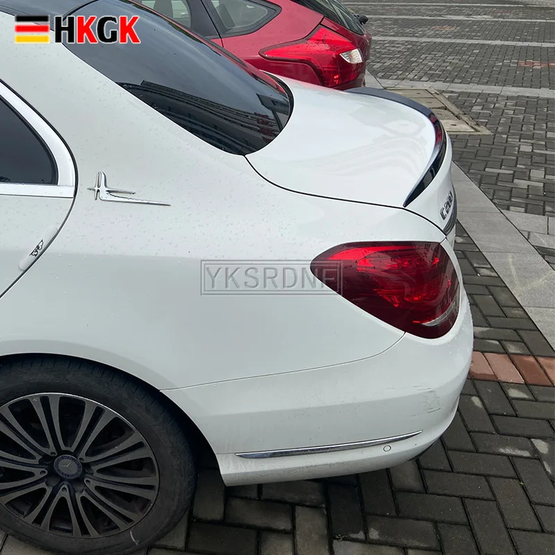For Mercedes W205 spoiler 4-door sedan C63 style C180 C200 C260 ABS material unpainted and colorful car rear spoiler decoration
For Mercedes W205 spoiler 4-door sedan C63 style C180 C200 C260 ABS material unpainted and colorful car rear spoiler decoration