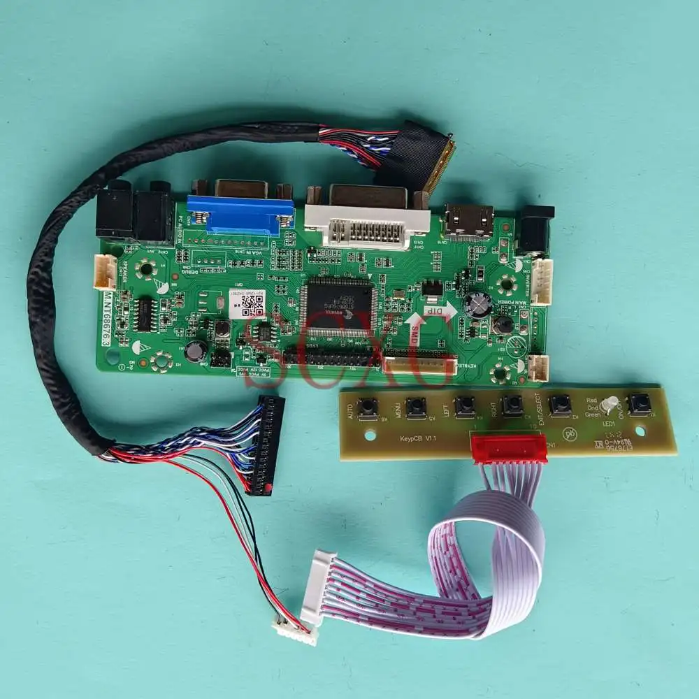 DIY Kit Fit B156XW02 V2 HW1A 40 Pin LVDS 60Hz Laptops Panel DVI VGA HDMI-Compatible 15.6" 1366*768 LCD Monitor Controller Board
DIY Kit Fit B156XW02 V2 HW1A 40 Pin LVDS 60Hz Laptops Panel DVI VGA HDMI-Compatible 15.6" 1366*768 LCD Monitor Controller Board