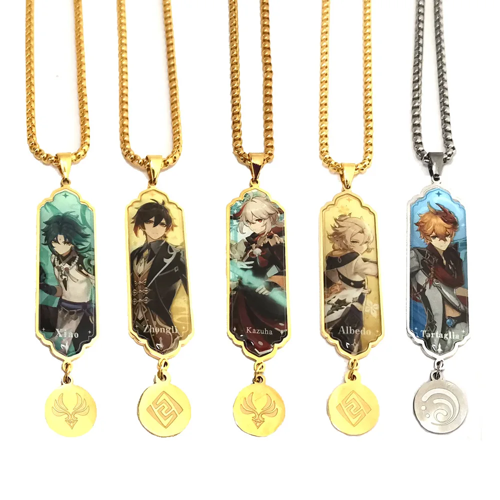 Anime Genshin Impact Klee Venti Xiao Hu Tao Kaedehara Kazuha Ajax Necklace Cosplay Prop Pendant Choker Jewelry Accessories Gift
Anime Genshin Impact Klee Venti Xiao Hu Tao Kaedehara Kazuha Ajax Necklace Cosplay Prop Pendant Choker Jewelry Accessories Gift