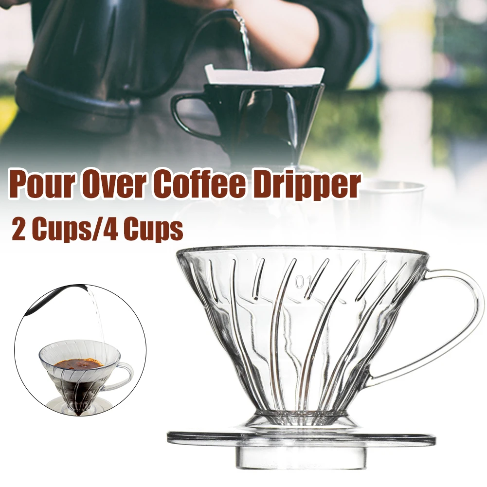 Coffee Dripper Transparent Reusable Coffee Filter Cup Resin Funnel Drip Coffee Maker Pour Over Brewing Cup Barista Tools
Coffee Dripper Transparent Reusable Coffee Filter Cup Resin Funnel Drip Coffee Maker Pour Over Brewing Cup Barista Tools