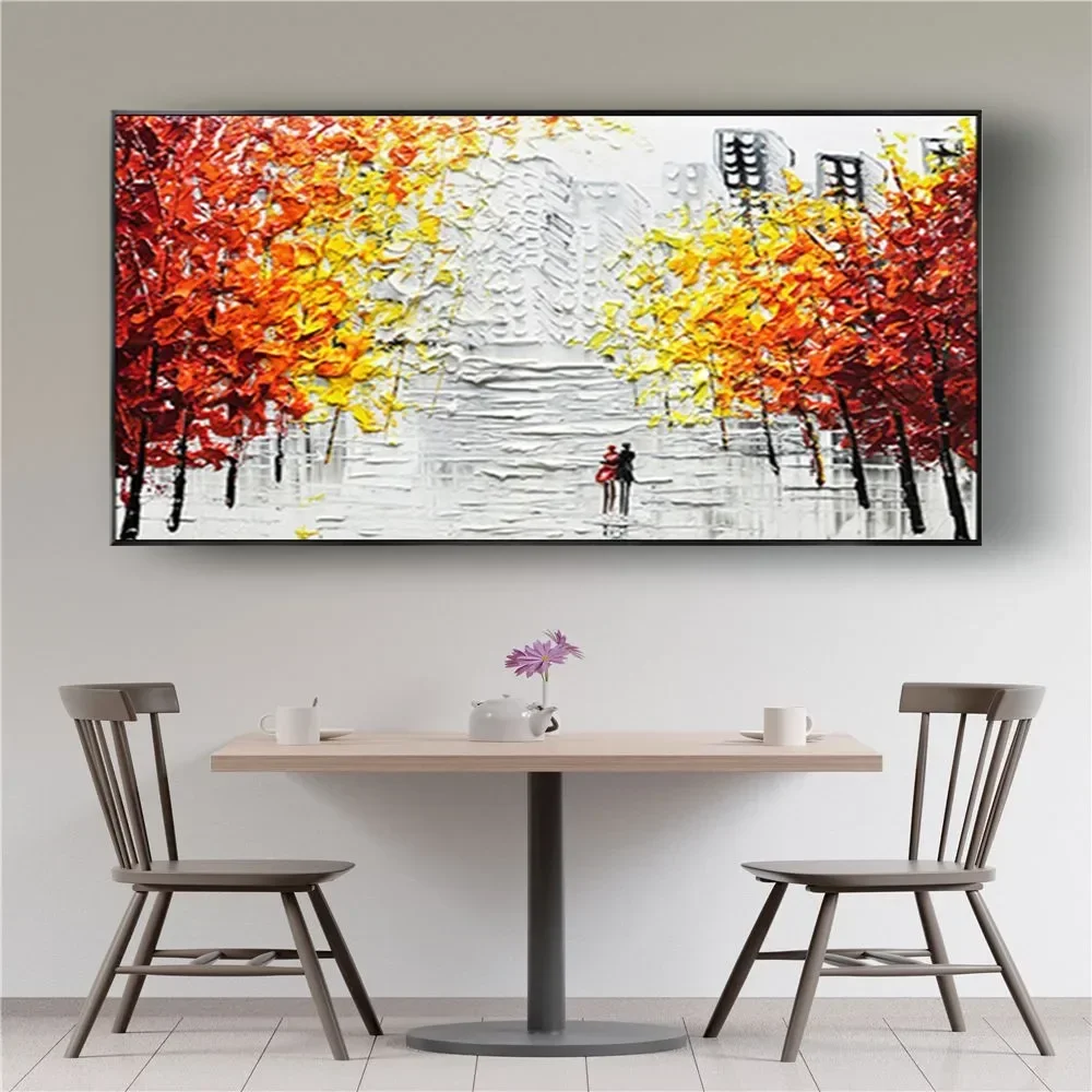 Handmade Oil Paintings Abstract City Scenery Red White Lover Palette Knife Art On Canvas Painting Decor Living Room Panel TrimOK
Handmade Oil Paintings Abstract City Scenery Red White Lover Palette Knife Art On Canvas Painting Decor Living Room Panel TrimOK