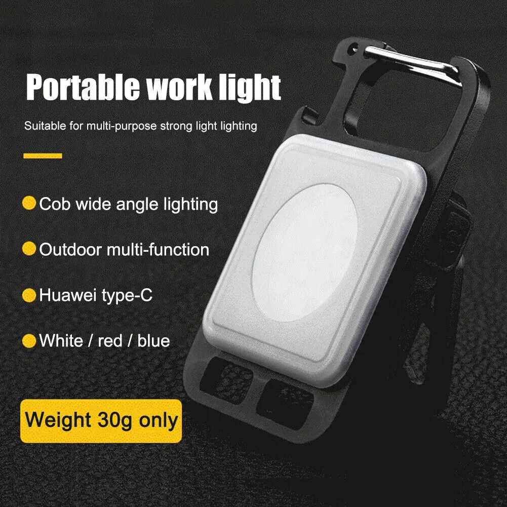 Mini LED Light Flashlight COB Work Rechargeable USB Lamp Torch Pocket Keychain Key Chain Light Multifunctional Work Light
Mini LED Light Flashlight COB Work Rechargeable USB Lamp Torch Pocket Keychain Key Chain Light Multifunctional Work Light