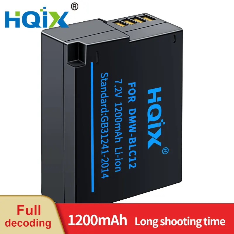 HQIX for LEICA V-LUX4 LUX5 Q Typ116 V-LUX Typ114 Q-P QP CL Camera BP-DC12 Charger Battery
HQIX for LEICA V-LUX4 LUX5 Q Typ116 V-LUX Typ114 Q-P QP CL Camera BP-DC12 Charger Battery