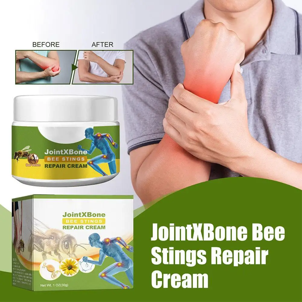 30g Bee Venoms Joint Cream Joint And Bone Therapy Cream Massage Treatments Body Cream Tools Lumbar Vertebra Plaster Health Care
30g Bee Venoms Joint Cream Joint And Bone Therapy Cream Massage Treatments Body Cream Tools Lumbar Vertebra Plaster Health Care