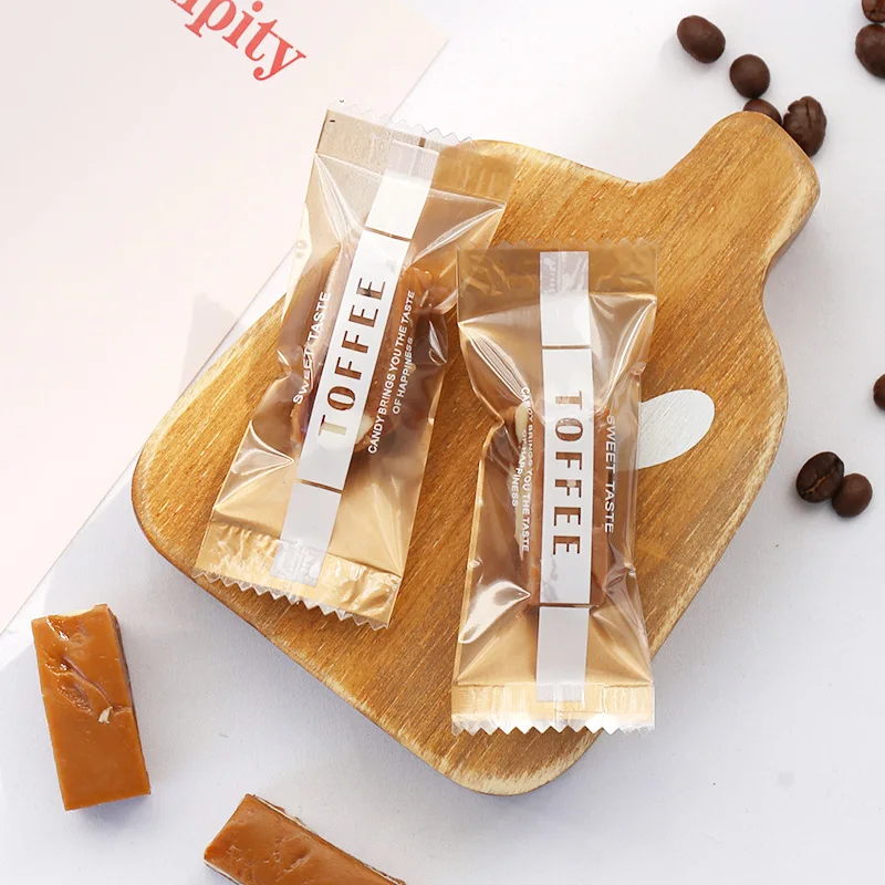 95-100 PCS Transparent Sea Salt Toffee Packaging Disposable Plastic Thick Gold Coffee Nougat Candy Sealing Bag Wholesale Pastry
95-100 PCS Transparent Sea Salt Toffee Packaging Disposable Plastic Thick Gold Coffee Nougat Candy Sealing Bag Wholesale Pastry