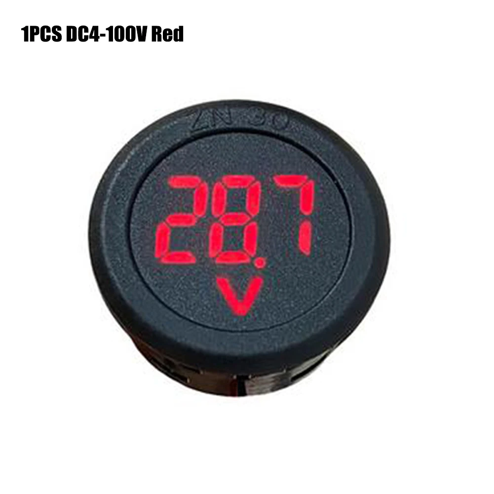 DC4-100V Digital Voltmeter Round Two-wire Voltmeter DC Car Voltage Current Meter Volt Detector Tester Monitor Pane Electrician
DC4-100V Digital Voltmeter Round Two-wire Voltmeter DC Car Voltage Current Meter Volt Detector Tester Monitor Pane Electrician
