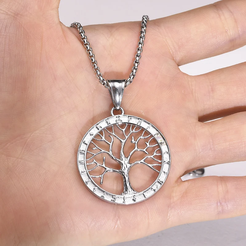 Tree of Life Necklace for Men, Mens Jewelry, Stainless Steel Tree of Life Dainty Pendant Necklace
Tree of Life Necklace for Men, Mens Jewelry, Stainless Steel Tree of Life Dainty Pendant Necklace
