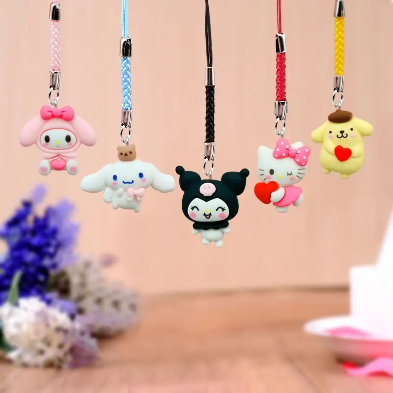 Hello Kitty Kuromi Melody Cinnamoroll Lanyard Keychain Anime Sanrio Mobile Phone Backpack Accessories Pendant Girl Jewelry Gift
Hello Kitty Kuromi Melody Cinnamoroll Lanyard Keychain Anime Sanrio Mobile Phone Backpack Accessories Pendant Girl Jewelry Gift