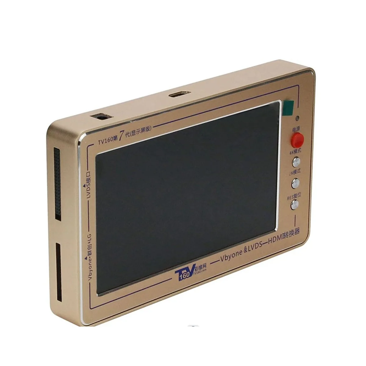 TV160 Motherboard Converter 7 Inch 1024X600 Display Test Tool 7Th Series Kit Generation Vbyone LVDS to HDMIS US Plug
TV160 Motherboard Converter 7 Inch 1024X600 Display Test Tool 7Th Series Kit Generation Vbyone LVDS to HDMIS US Plug