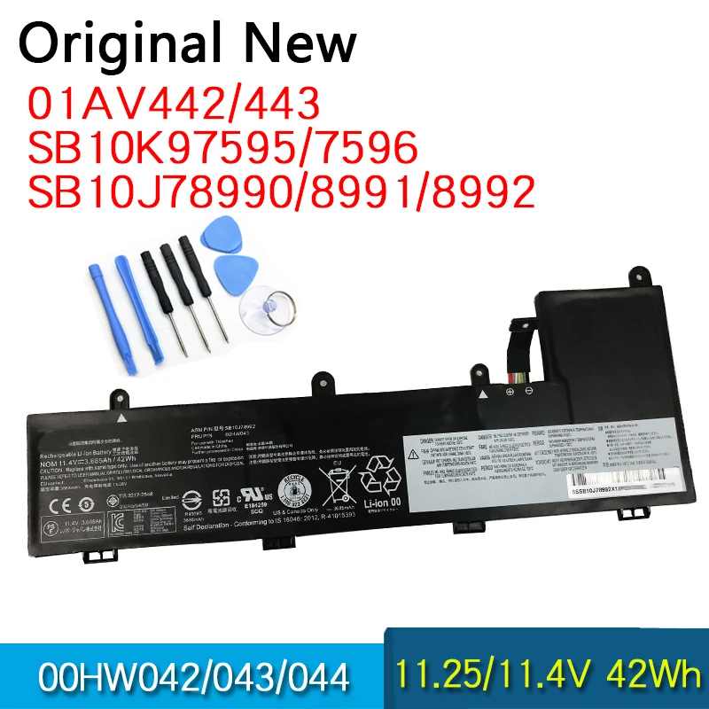NEW Original Battery 00HW042 00HW043 00HW044 For Lenovo Yoga 11e-20GC 20GE 20LQ SB10J78991 SB10J78990 SB10J78992
NEW Original Battery 00HW042 00HW043 00HW044 For Lenovo Yoga 11e-20GC 20GE 20LQ SB10J78991 SB10J78990 SB10J78992