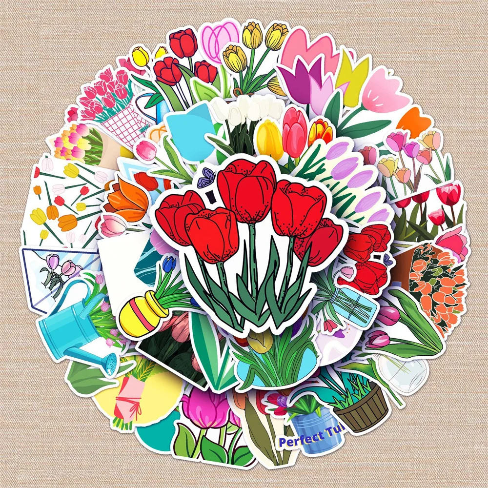 10/30/50PCS Tulip Flower Cartoon Small Fresh Personality Creative Sticker Desk Computer Skateboard Waterproof Sticker Wholesale
10/30/50PCS Tulip Flower Cartoon Small Fresh Personality Creative Sticker Desk Computer Skateboard Waterproof Sticker Wholesale