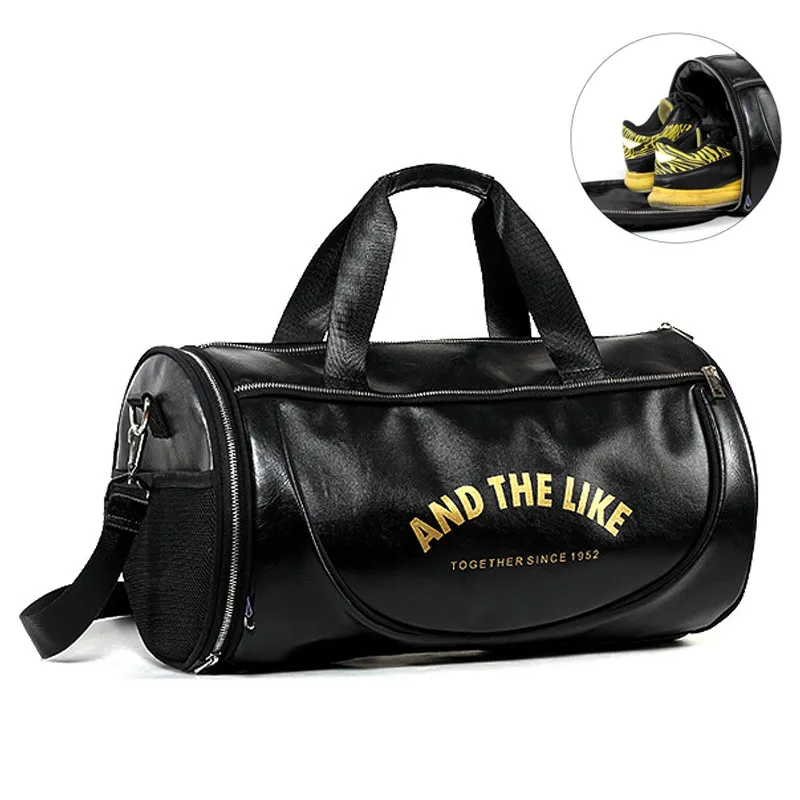 2023 Men Gym Bag PU Leather Bags Striped Basketball Training Fitness Tas Travel Luggage Handbag Sac De Sport For Women Yoga
2023 Men Gym Bag PU Leather Bags Striped Basketball Training Fitness Tas Travel Luggage Handbag Sac De Sport For Women Yoga
