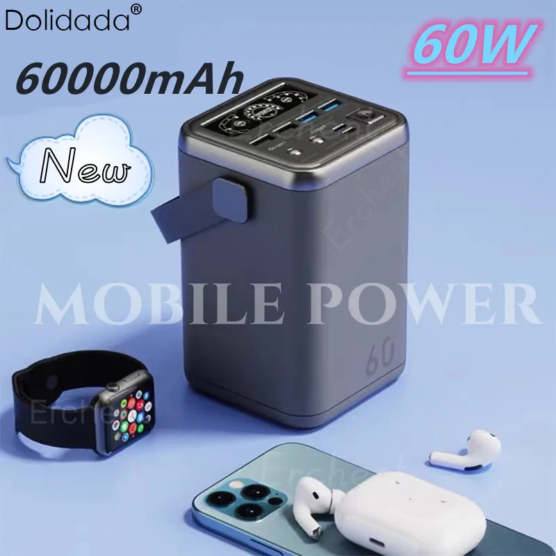 Newmobile power bank60 Ач, 60 Вт, быстрая зарядка, подходит для путешествий на открытом воздухе, самостоятельного вождения, мобильная энергия для экстр...
Newmobile power bank60 Ач, 60 Вт, быстрая зарядка, подходит для путешествий на открытом воздухе, самостоятельного вождения, мобильная энергия для экстр...