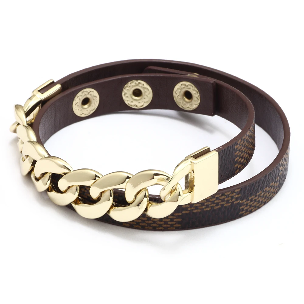 New Brand Snake Chain Link Charm Men Women Cuff Bracelets Vintage Genuine Leather Party Bracelets Jewelry Gift
New Brand Snake Chain Link Charm Men Women Cuff Bracelets Vintage Genuine Leather Party Bracelets Jewelry Gift