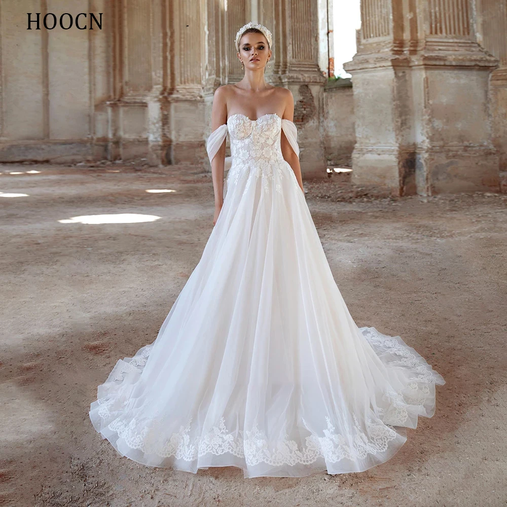 HERBURNL Sexy Strapless Romantic Wedding Dress 2022 Floor-length Elegant Sweetheart Backless Appliques Brush Train Gowns
HERBURNL Sexy Strapless Romantic Wedding Dress 2022 Floor-length Elegant Sweetheart Backless Appliques Brush Train Gowns