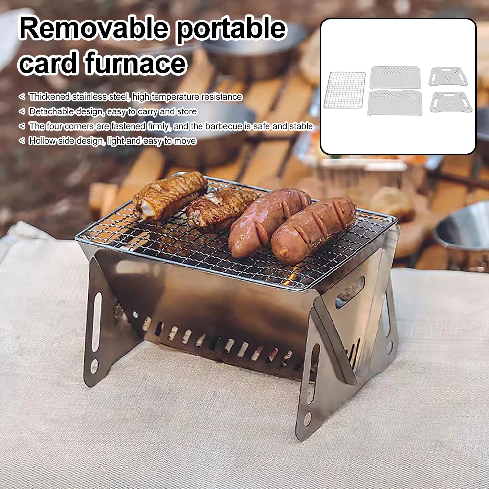 Detachable Camping Grill Portable Mini Stove Folding Barbecue Cookstove Durable Foldable BBQ Grill Rack Outdoor Cookware
Detachable Camping Grill Portable Mini Stove Folding Barbecue Cookstove Durable Foldable BBQ Grill Rack Outdoor Cookware