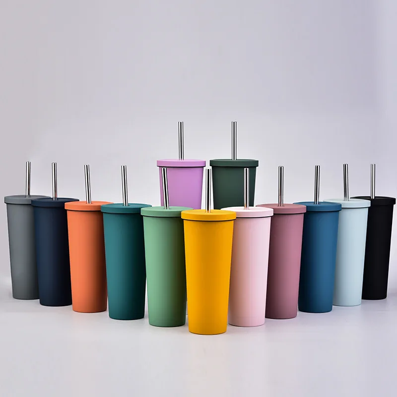 Large capacity 700ml stainless steel thermos cup simple car straw cup outdoor portable coffee cup
Large capacity 700ml stainless steel thermos cup simple car straw cup outdoor portable coffee cup