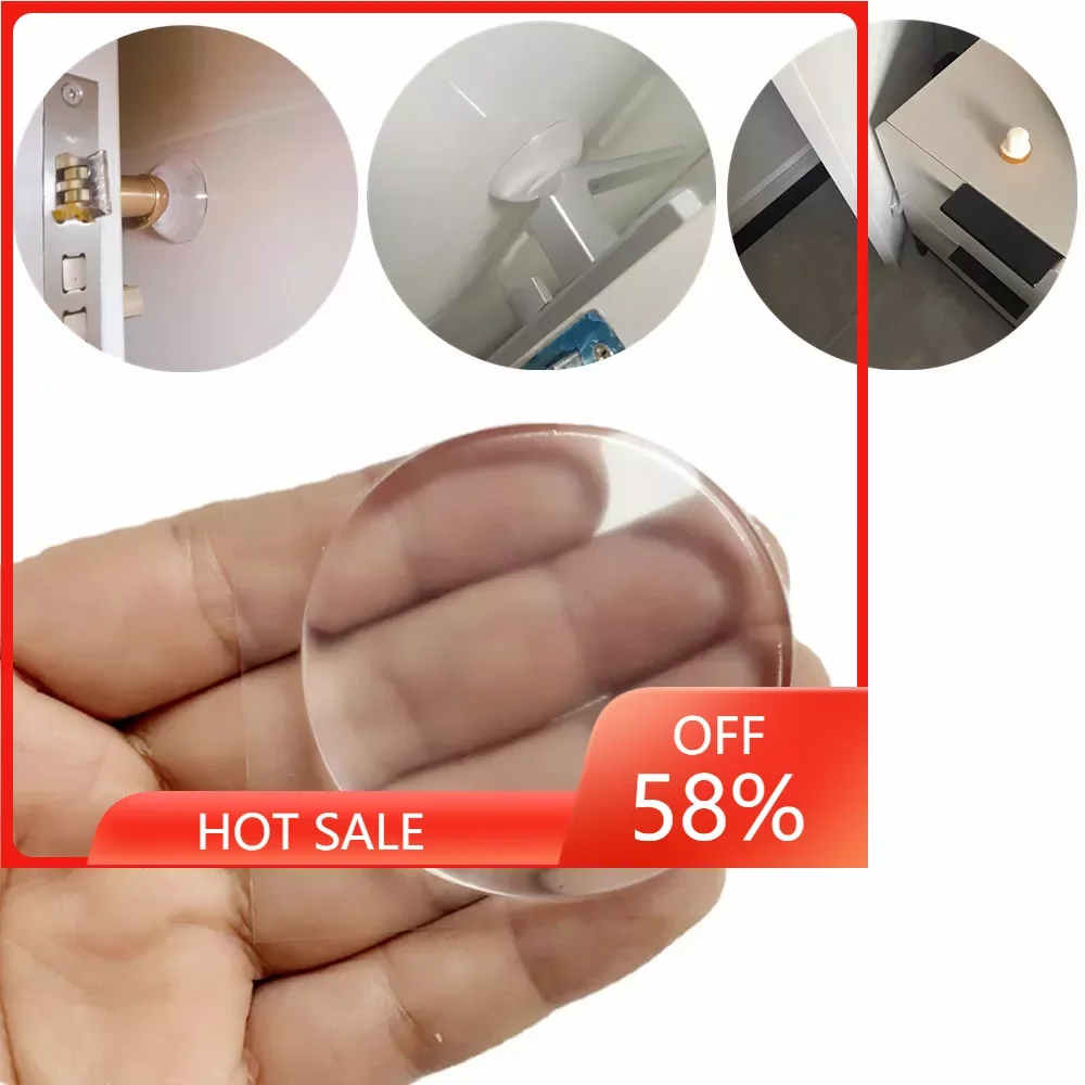 Round Silicone Door Handle Bumpers Self-adhesive Wall Protector Pads Door Stoppers Muffler Household Anti-collision
Round Silicone Door Handle Bumpers Self-adhesive Wall Protector Pads Door Stoppers Muffler Household Anti-collision