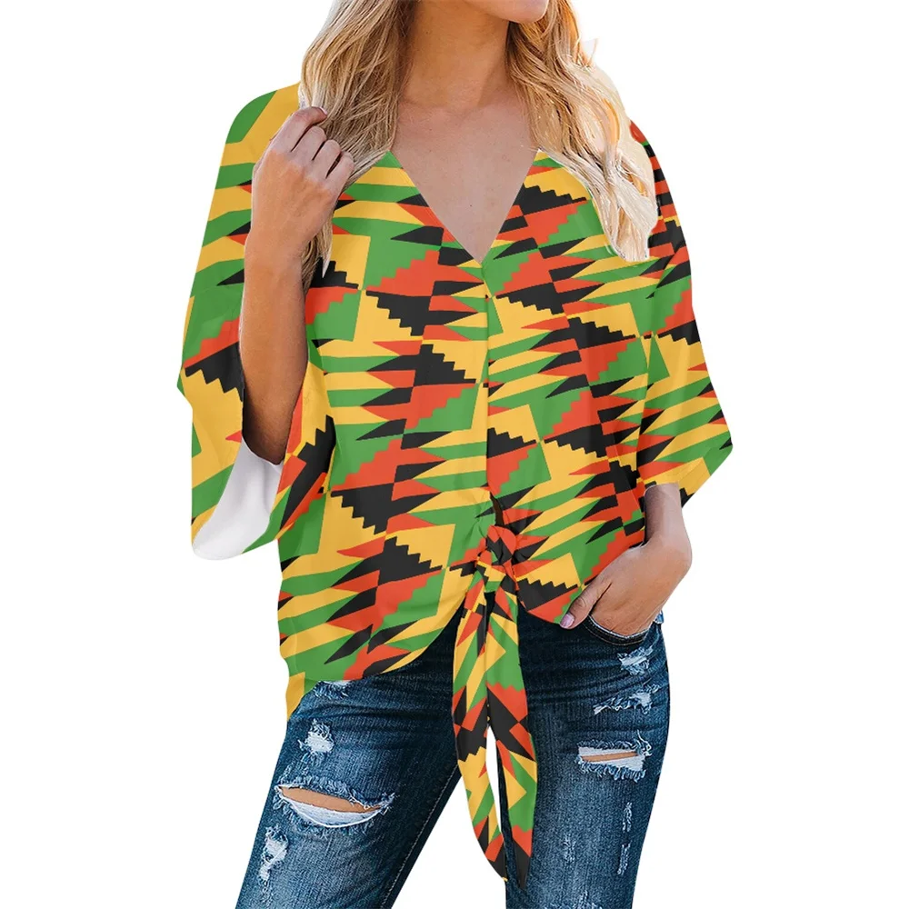 Short Sleeved Girl Crepe Chiffon Blouse Kitenge Dress Designs For African Women Print Custom Tee Shirt Casual Ladies Clothing
Short Sleeved Girl Crepe Chiffon Blouse Kitenge Dress Designs For African Women Print Custom Tee Shirt Casual Ladies Clothing