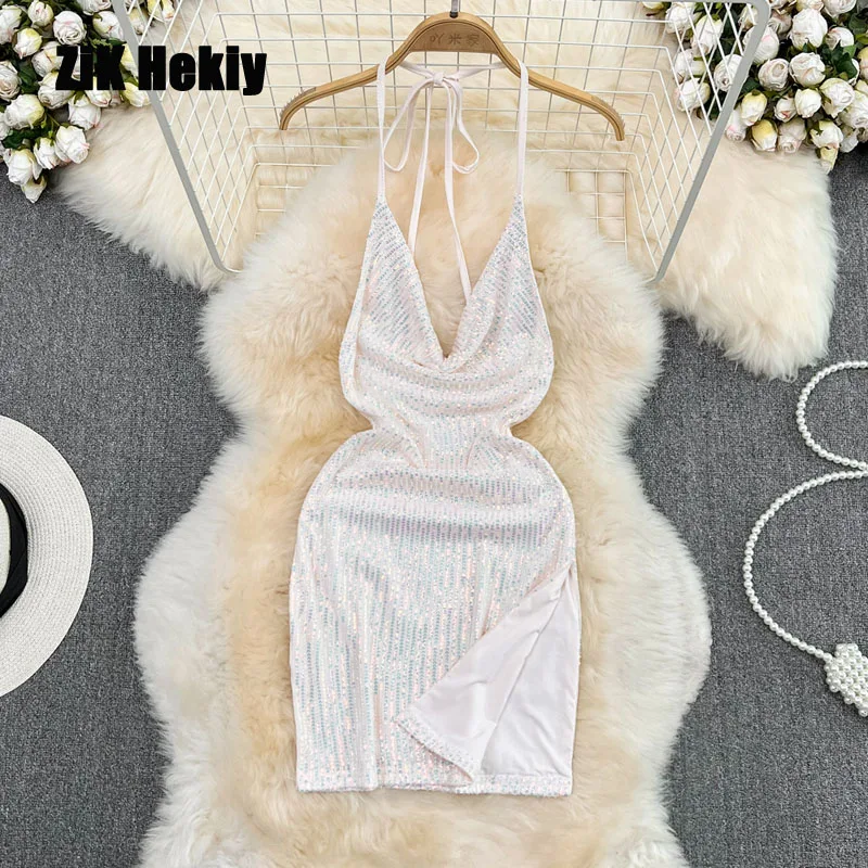 Zik Hekiy Women 2023 Summer Street Fry Nightclub Sexy Glittering Beaded Waist-Hanging Backless Sleeveless Hip Dress
Zik Hekiy Women 2023 Summer Street Fry Nightclub Sexy Glittering Beaded Waist-Hanging Backless Sleeveless Hip Dress