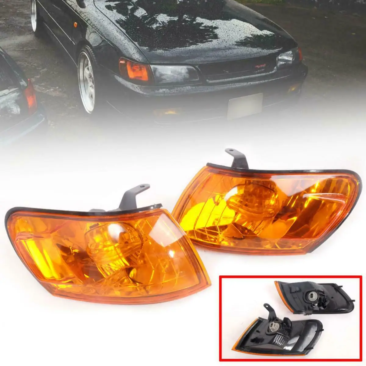 Car Front Corner Lamp Lights Fit for Toyota Corolla AE100 E100 AE101 93-97
Car Front Corner Lamp Lights Fit for Toyota Corolla AE100 E100 AE101 93-97
