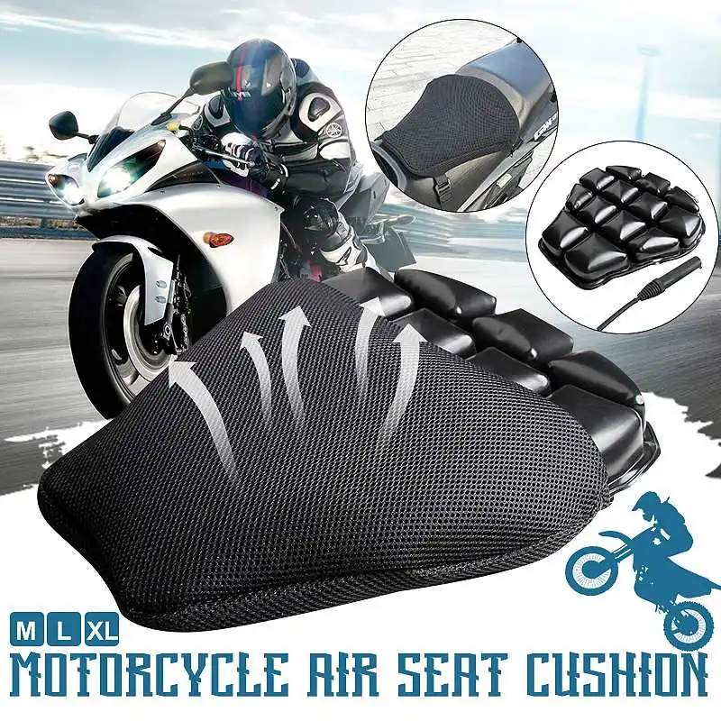 Universal Motorcycle Bike 3D Inflatable Seat Comfort Breathable Seat Cushion Air Motorbike Pillow Pad Cover for CBR600 R1200GS
Universal Motorcycle Bike 3D Inflatable Seat Comfort Breathable Seat Cushion Air Motorbike Pillow Pad Cover for CBR600 R1200GS