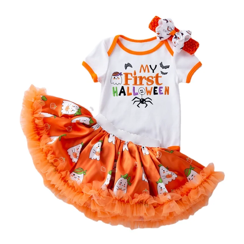 Halloween Children's Clothing 2022 New Cotton Soft Embroidery Romper Tutu Skirt 3-piece Baby Suit 0-2 Years Old
Halloween Children's Clothing 2022 New Cotton Soft Embroidery Romper Tutu Skirt 3-piece Baby Suit 0-2 Years Old
