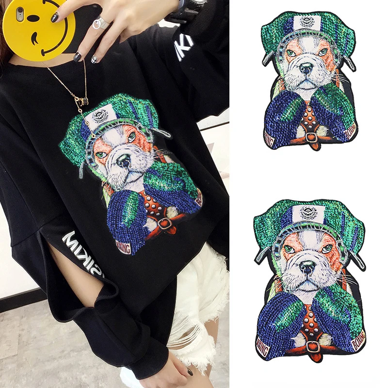 Big Animal Patch Boxing Dog Iron on Patches for Clothes Thermo Stickers DIY Hoodie Jackets Sewing Craft Parches Para Ropa
Big Animal Patch Boxing Dog Iron on Patches for Clothes Thermo Stickers DIY Hoodie Jackets Sewing Craft Parches Para Ropa