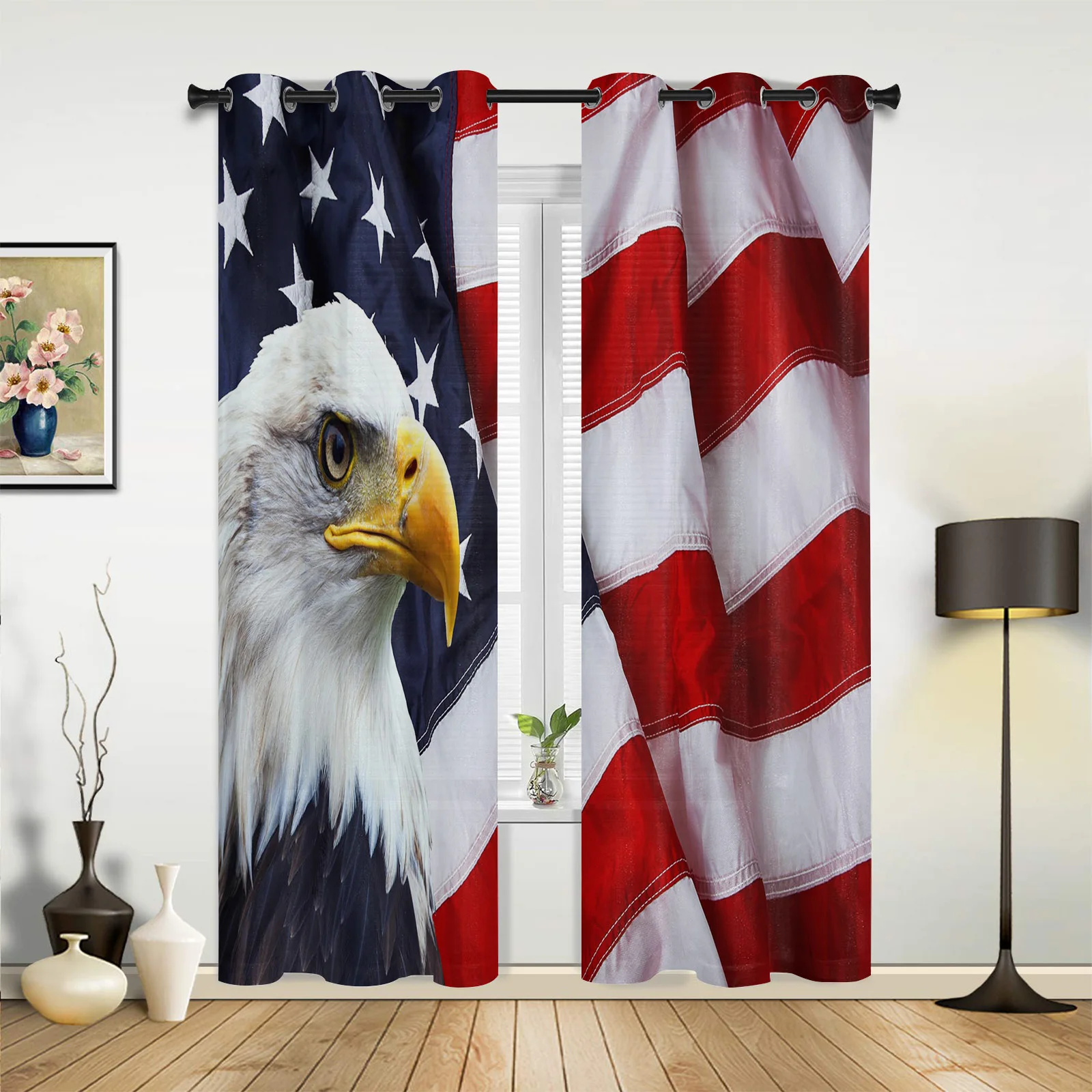American Flag Eagle Animal Curtains for Bedroom Living Room Drapes Kitchen Children's Room Window Curtain Modern Home Decor
American Flag Eagle Animal Curtains for Bedroom Living Room Drapes Kitchen Children's Room Window Curtain Modern Home Decor