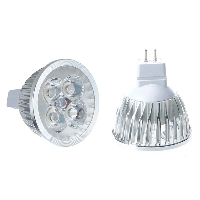 

LED MR16 Spotlight 12V 4W (340 Lumen - 50 Watt Equivalent) 3200K Warm & MR16 HIGH POWER 4 LED Spotlights