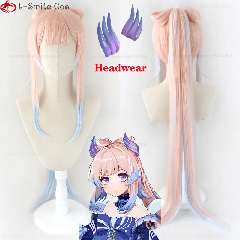 Game Genshin Impact Sangonomiya Kokomi Cosplay Wig Gradient Bow Ponytail Heat Resistant Synthetic Hair Party Wigs + Wig Cap
Game Genshin Impact Sangonomiya Kokomi Cosplay Wig Gradient Bow Ponytail Heat Resistant Synthetic Hair Party Wigs + Wig Cap