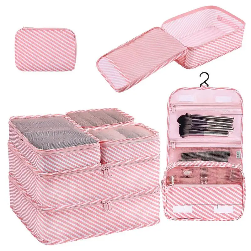 8pcs Travel Organizer Storage Bags Portable Travel Suitcase Luggage Organizer Clothes Shoes Bag Packing Bag Woman Toiletry Bags
8pcs Travel Organizer Storage Bags Portable Travel Suitcase Luggage Organizer Clothes Shoes Bag Packing Bag Woman Toiletry Bags