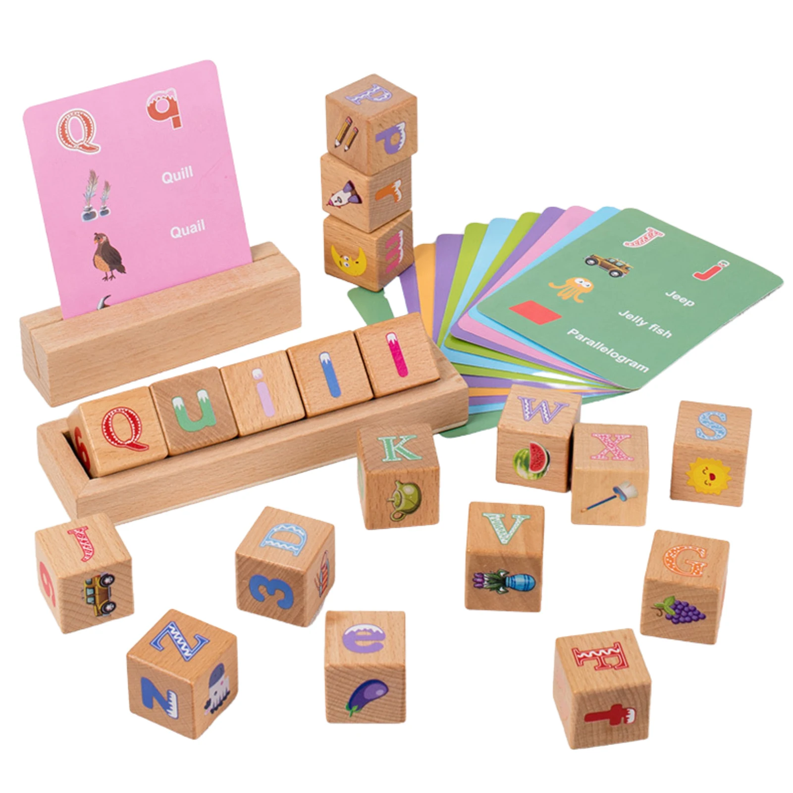 Wooden Blocks Spelling Game Kids Spelling Learning Games Kindergarten Learning Games For Kids Matching Letter Play Set Blocks
Wooden Blocks Spelling Game Kids Spelling Learning Games Kindergarten Learning Games For Kids Matching Letter Play Set Blocks