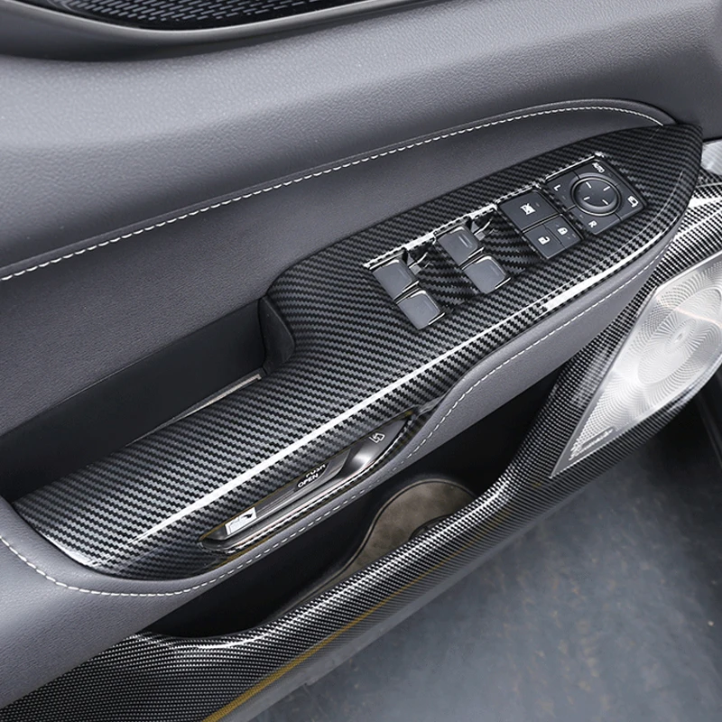 RHD For Lexus NX 2022 2023 ABS Carbon Fiber Interior Window Lift Switch Cover Trim Air Vent Outlet Cover Trim Stickers
RHD For Lexus NX 2022 2023 ABS Carbon Fiber Interior Window Lift Switch Cover Trim Air Vent Outlet Cover Trim Stickers
