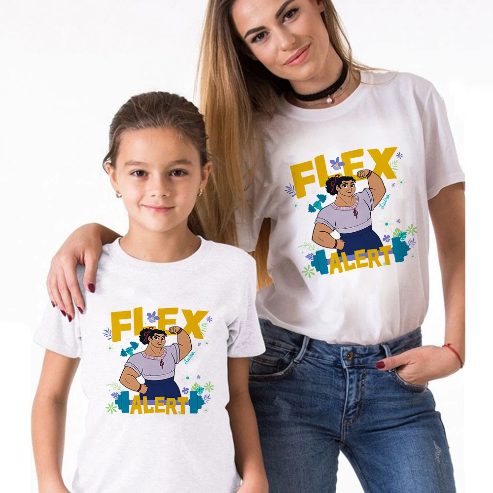 Disney Encanto Flex Alert Mommy and Daughter Matching Clothes Printed T Shirts 2022 New Family Look European Vacation Wholesale
Disney Encanto Flex Alert Mommy and Daughter Matching Clothes Printed T Shirts 2022 New Family Look European Vacation Wholesale