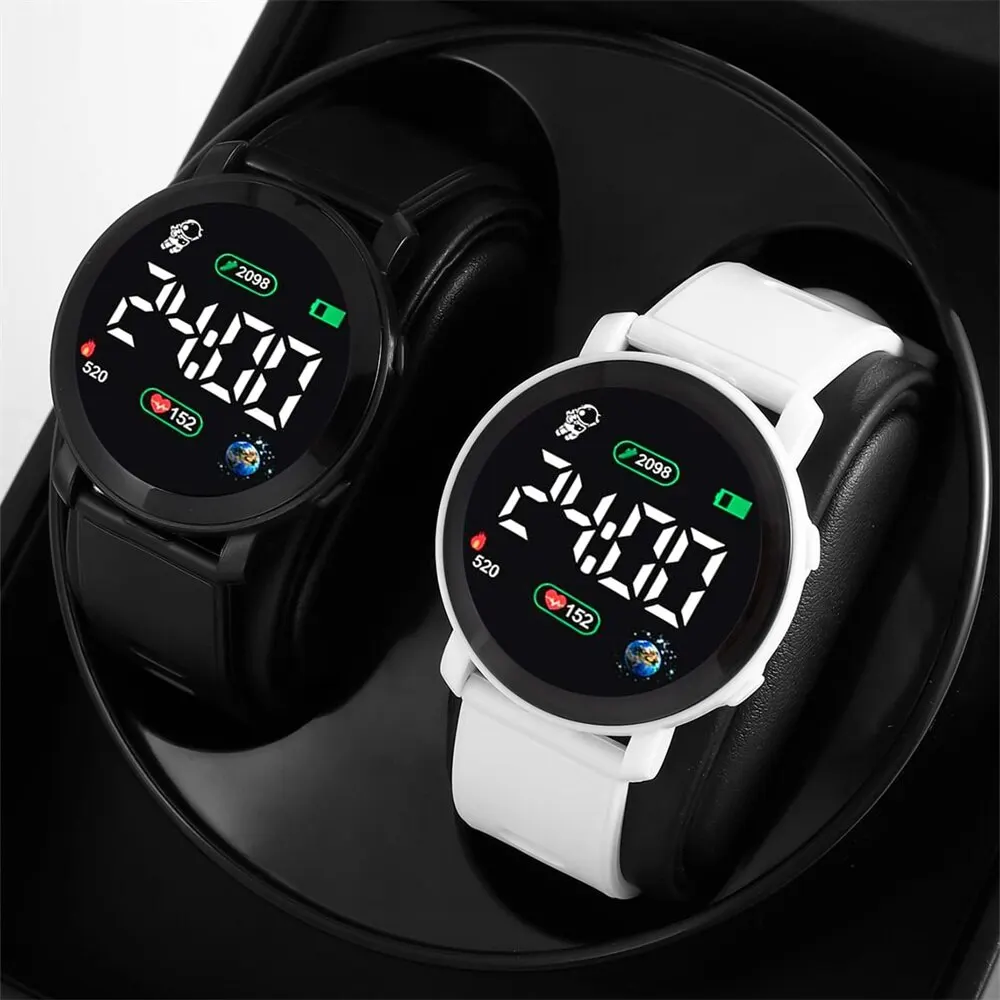 Men Women Sports Silicone Watch Electronic Clock Couple Watches LED Digital Watch
Men Women Sports Silicone Watch Electronic Clock Couple Watches LED Digital Watch