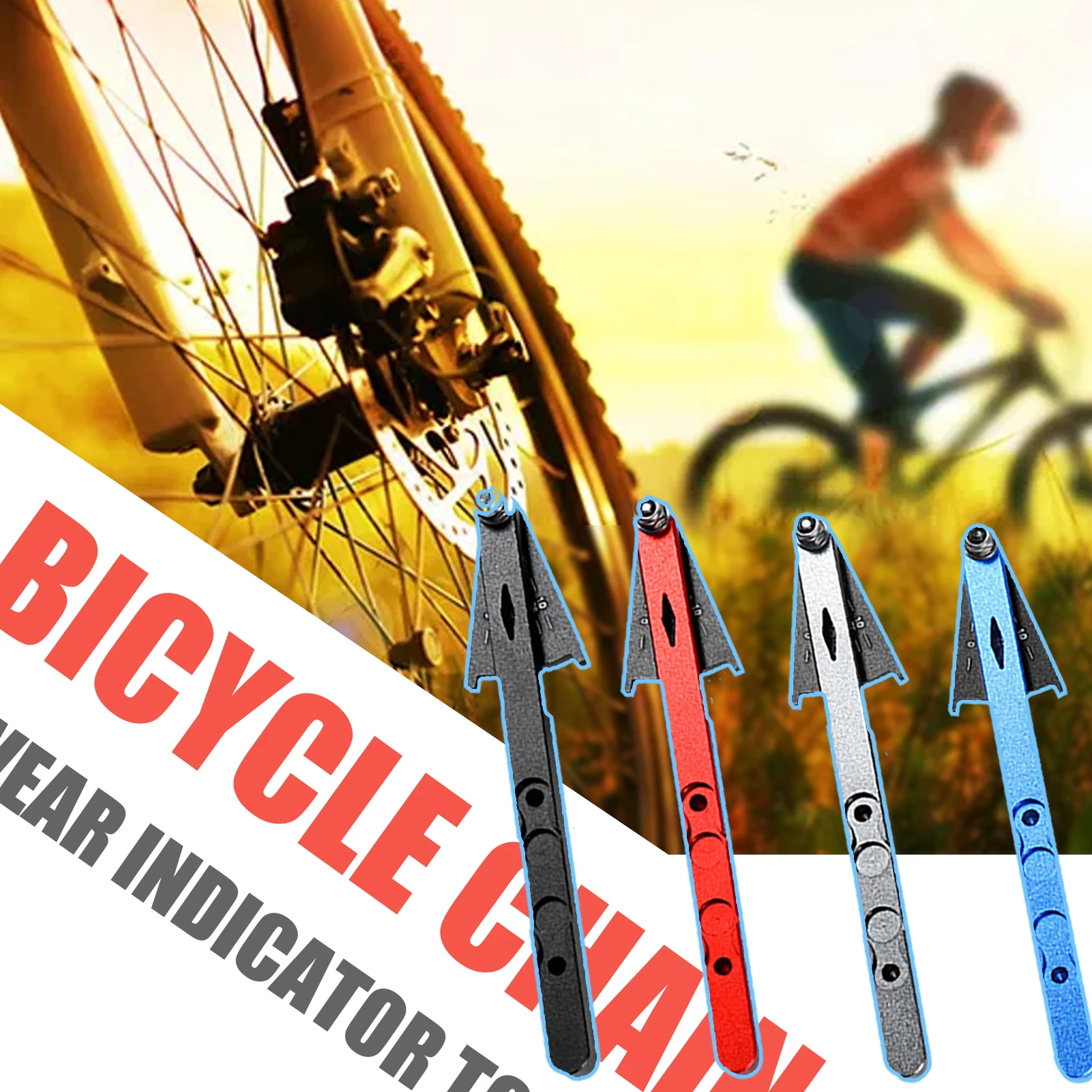 Hot Bicycle Chain Checker Tools Aluminum Alloy Bike Chain Measuring Instrument Mountainbike Accessories Bike Tools & Maintenance
Hot Bicycle Chain Checker Tools Aluminum Alloy Bike Chain Measuring Instrument Mountainbike Accessories Bike Tools & Maintenance