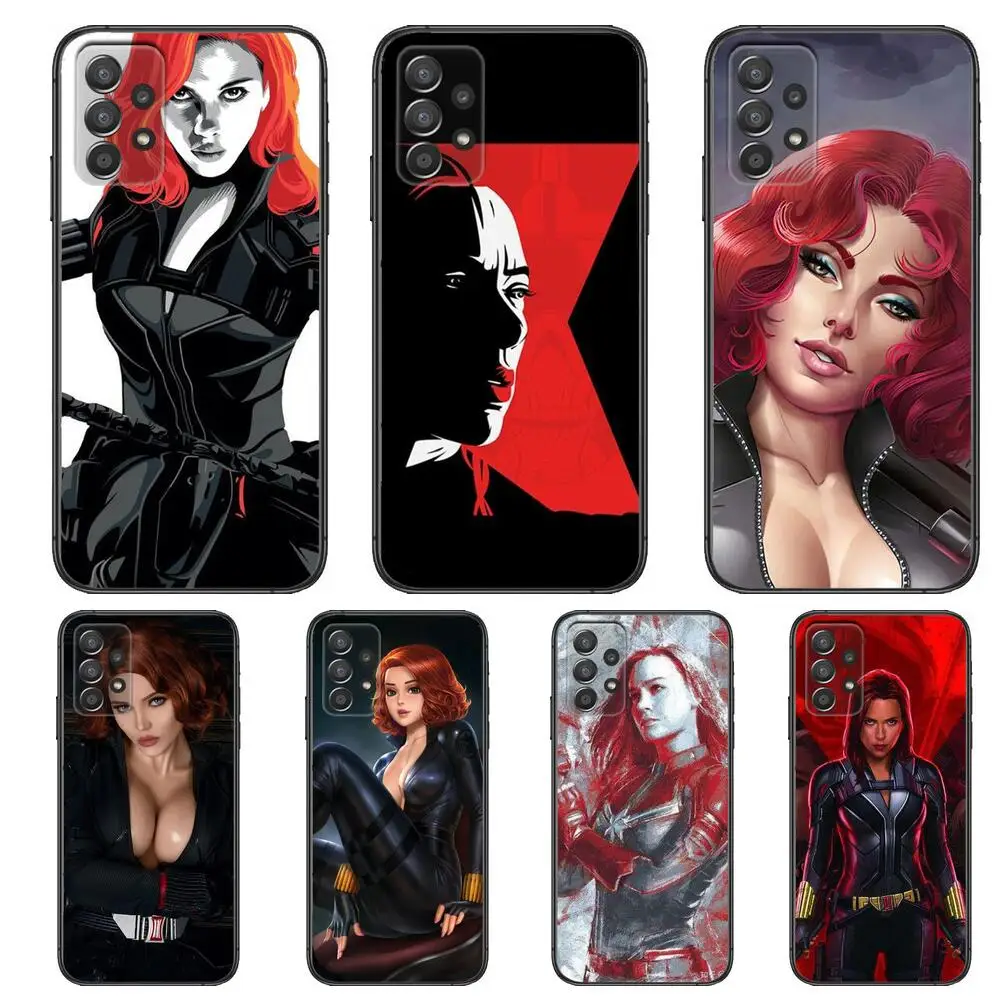 Marvel Black Widow Phone Case Hull For Samsung Galaxy A70 A50 A51 A71 A52 A40 A30 A31 A90 A20E 5G a20s Black Shell Art Cell Cove 
Marvel Black Widow Phone Case Hull For Samsung Galaxy A70 A50 A51 A71 A52 A40 A30 A31 A90 A20E 5G a20s Black Shell Art Cell Cove