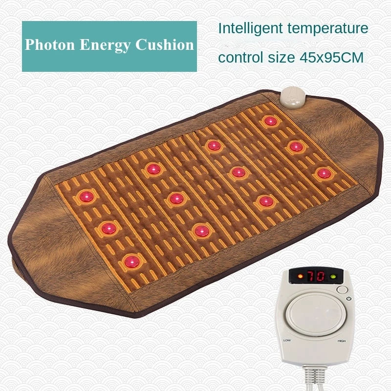 220V Heating Tourmaline Mat Infrared Photon Therapy Massage Jade Stone Cushion Magnetic Healthcare Pad For Home And Beauty Salon
220V Heating Tourmaline Mat Infrared Photon Therapy Massage Jade Stone Cushion Magnetic Healthcare Pad For Home And Beauty Salon